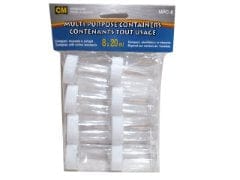 Containers multi - purpose 8 x 20ml each - Brantford Surplus