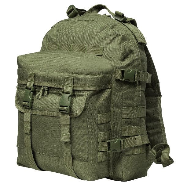 Day - 3 tactical packs olive drab modelled based on U.S. military 3 day assault pack 35L capacity - Brantford Surplus
