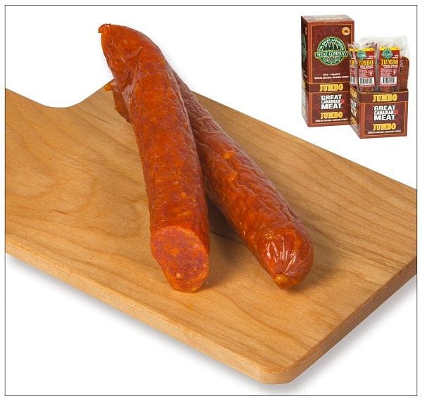 GCM Jumbo Smoked Sausage Hot (1Pc) - Brantford Surplus