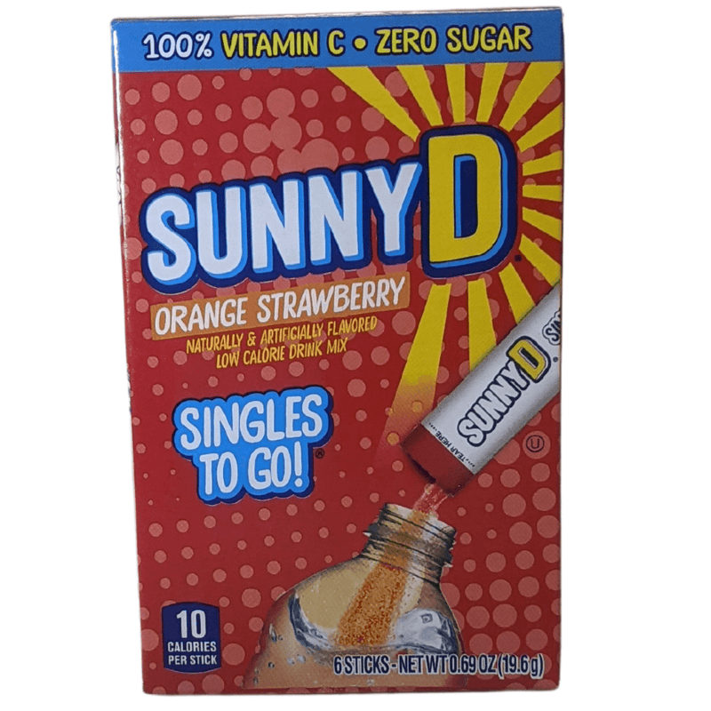 Sunny D - Zero Sugar Orange Strawberry Drink Mix