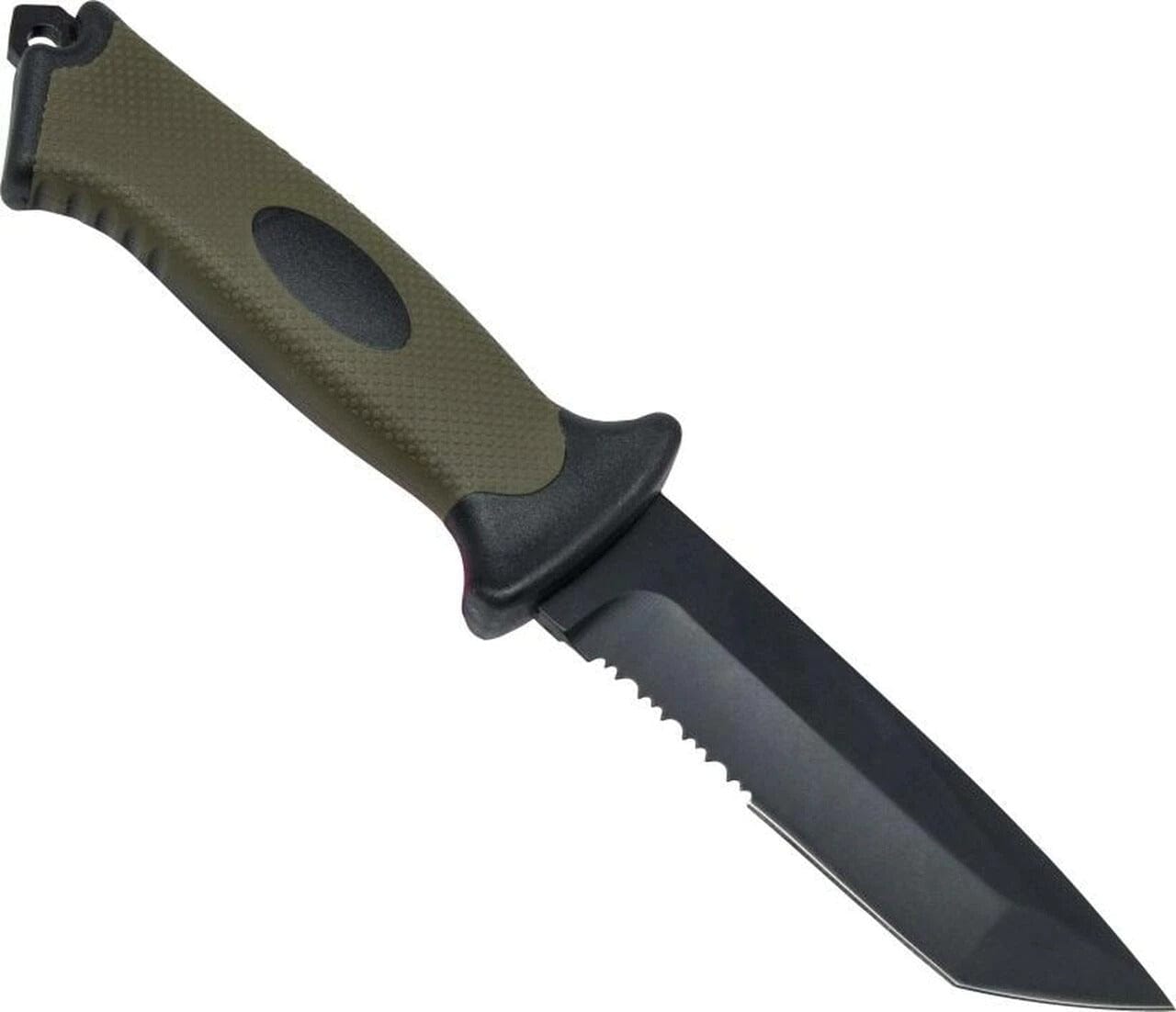 Bushline - Fixed Blade Tanto Belt Knife w/ Serrated Edge - Brantford Surplus