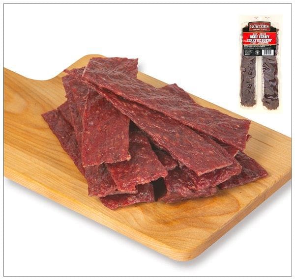 GCM Beef Jerky Strips Hot - Brantford Surplus