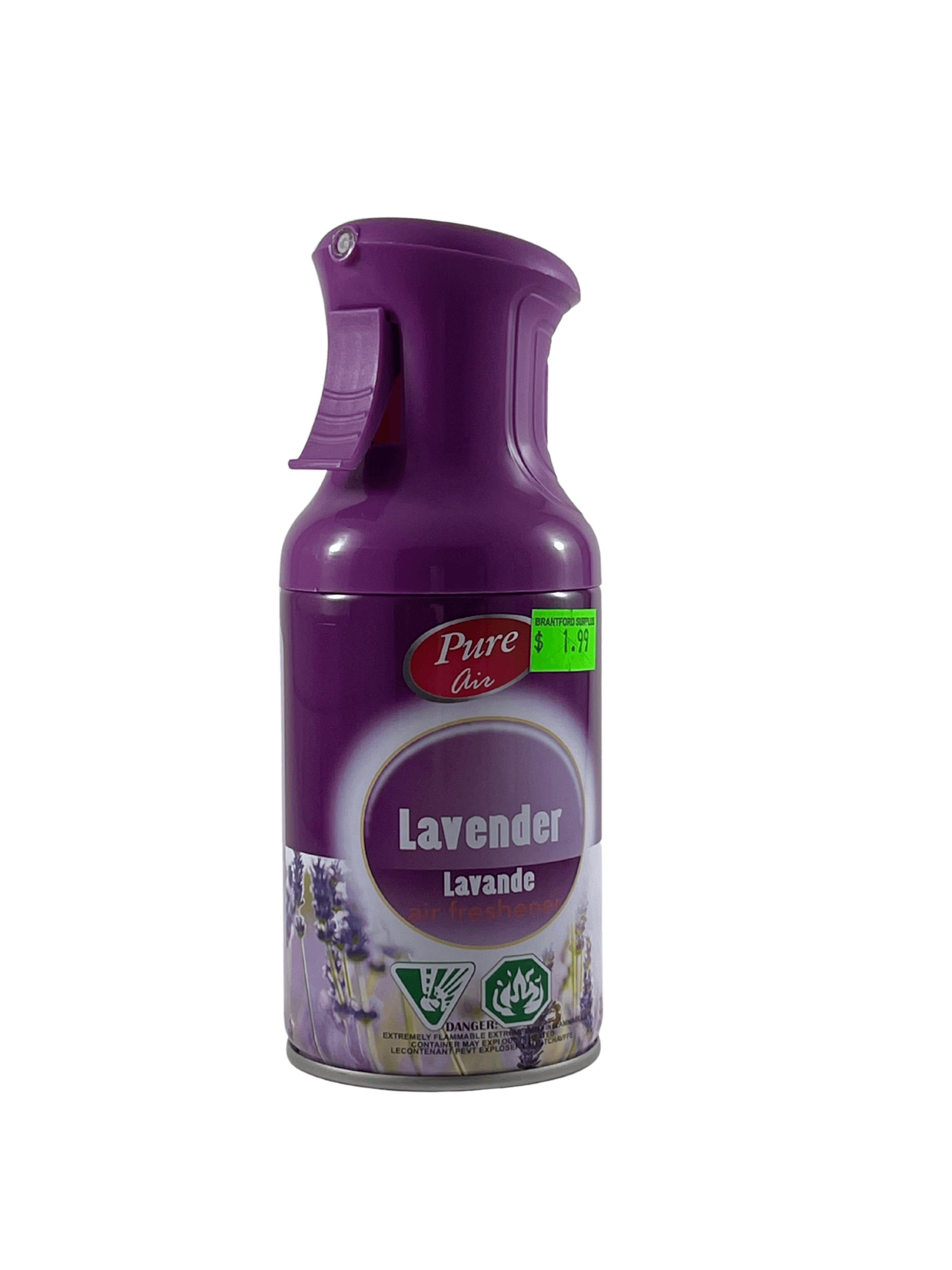 Pure  Air Trigger Spray Freshener Lavender - Brantford Surplus