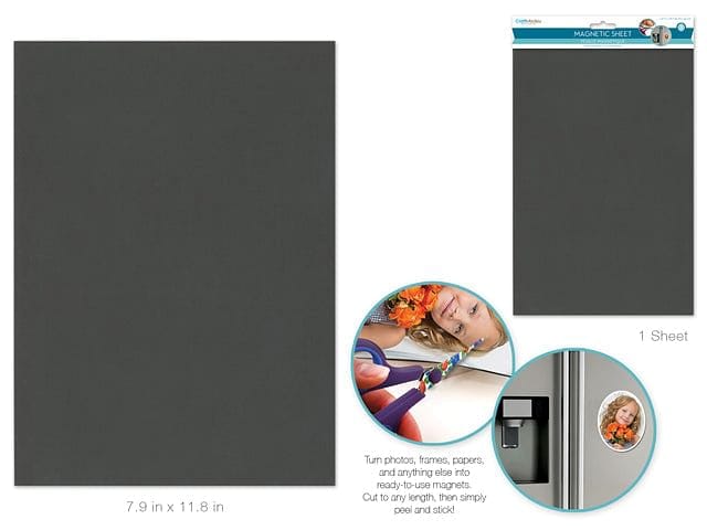 Magnetic Sheet: 7.87"x11.8" (A4) Self - Adhesive - Brantford Surplus