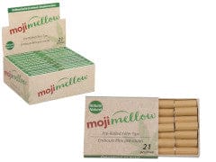Moji Mellow 21 - PC Filter Tips, Pre - Rolled, Printed Box, 20/DSP - Brantford Surplus