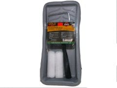 Paint tray with 4 inch roller and 2 microfibre refills - Brantford Surplus