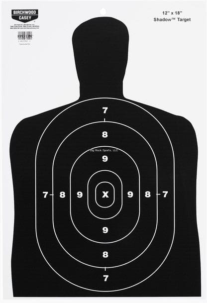 Paper Target 12x18" Silhouette Eze - Scorer 10Pk Birchwood Casey - Brantford Surplus
