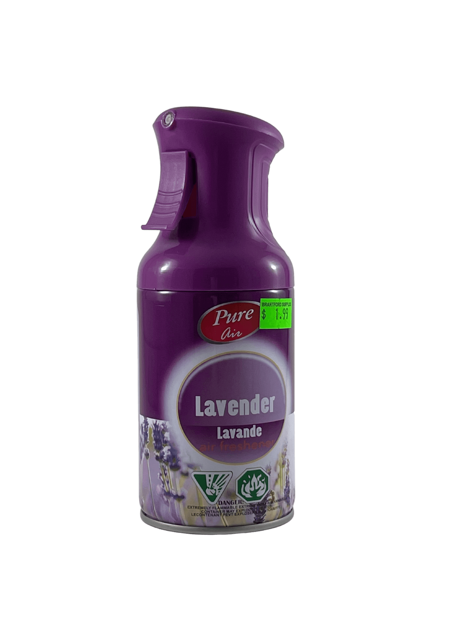 Pure Air Trigger Spray Freshener Lavender - Brantford Surplus