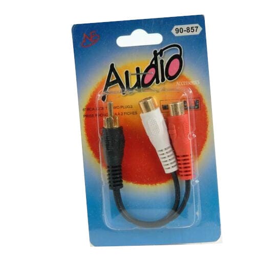 RCA JACK TO RCA PLUGS 6 INCH - Brantford Surplus