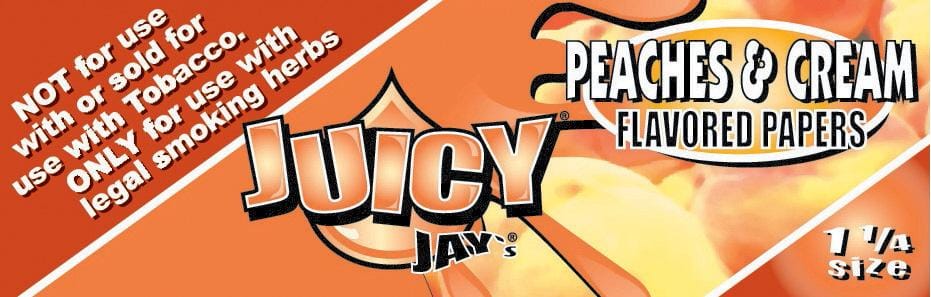 Rolling Paper - Juicy Jays 1 1/4 Peaches and Cream - Brantford Surplus
