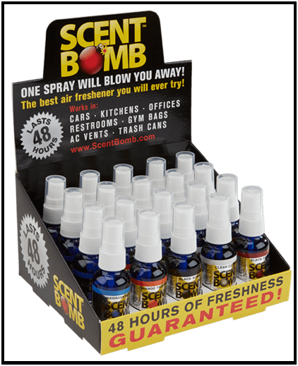 Scent Bomb Spray Bottles Airfreshener  30ml. Sold individually
