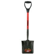 Shovel square 6.5x28 inch fiberglass poly D - grip - Brantford Surplus