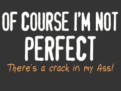 T-Shirt with print - Crack Ass - L - Brantford Surplus