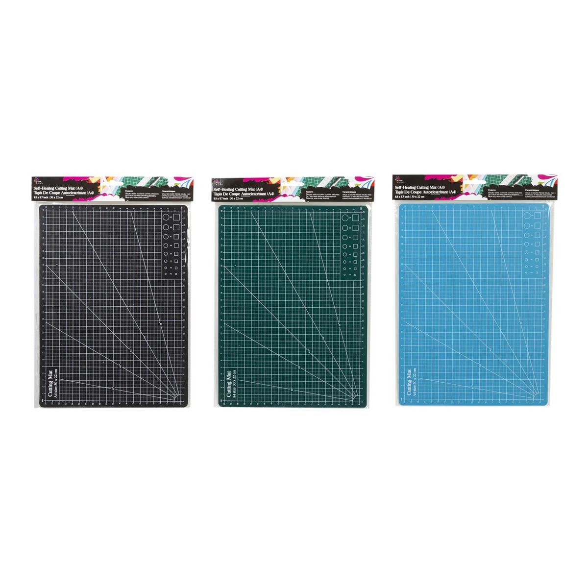 T4C, Self - healing cutting mat A4 30 x 22 cm, - Brantford Surplus