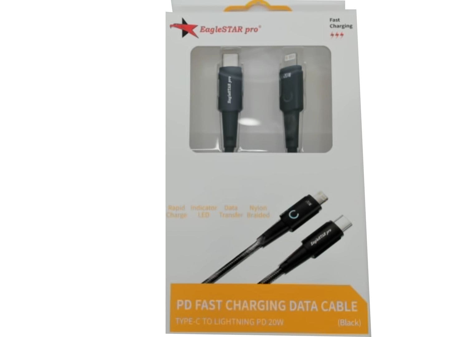 Type - CÂ® to Lightningâ„¢ 20W PD 10 foot fast charging cable - Brantford Surplus