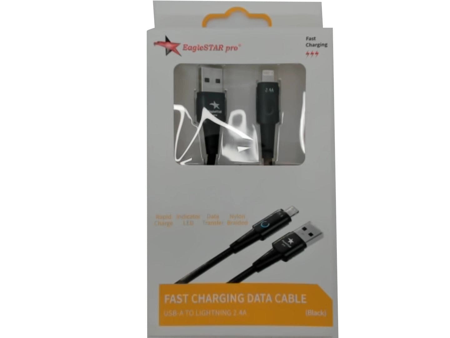 USB - A to Lightningâ„¢ 12W 2.4A 6 foot fast charging cable - Brantford Surplus