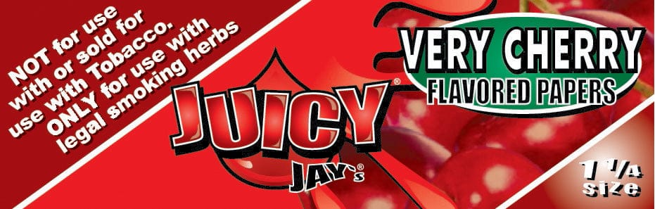 Rolling Paper - Juicy Jays 1 1/4 Very Cherry - Brantford Surplus