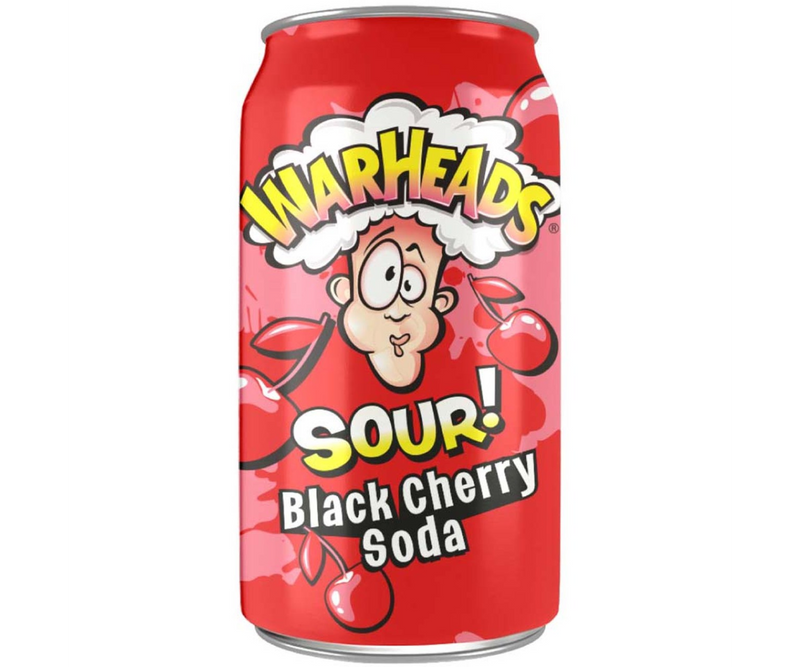 Warheads Sour Black Cherry Soda – USA Imported