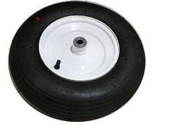 Wheelbarrow Tire w/Rim 4.80/4.00 - 8 2 Ply Rating 6" Hub 5/8" Br - Brantford Surplus